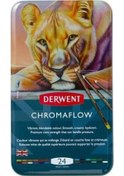 Resim DERWENT CHROMAFLOW 24'LÜ METAL KUTU YENİ 