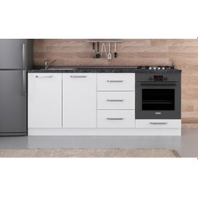 Resim Minar 200 Cm Mutfak Dolabı Beyaz 200-B3-Alt Modül Beyaz 