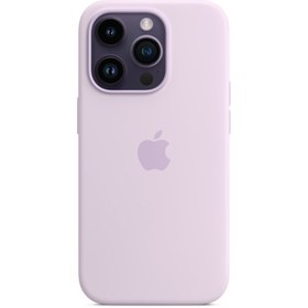 Resim iPhone 14 Pro için MagSafe özellikli Silikon Kılıf Leylak - MPTJ3ZM/A 