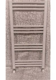 Resim EURASİA 500x1100 12 BORULU BEYAZ HAVLUPAN + 2 ADET VANASI 