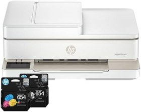 Resim HP DeskJet Plus Ink Advantage 6575 All-in-One Yazıcı, Baskı, Kopyalama, Tarama, Mobil Faks, 714D5C 