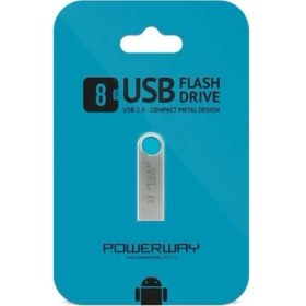 Resim powerway Pw-8gb 8 GB USB 2.0 Mini Metal Flash Bellek 