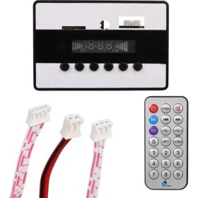 Resim TeknoKapsül Magicvoice MV-14907 Usb-Sd-Aux-Bluetooth Mikrofonlu Kumandalı Ekranlı Oto Teyp Çevirici Dijital Pla 