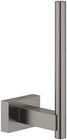 Resim Grohe Essentials Cube Yedek Tuvalet Kağıtlığı Brushed Hard Graphite - 40623AL1 