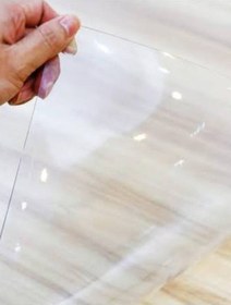 Resim 1,2 Mm Pvc Masa Örtüsü, Şeffaf Masa Kaplaması, 100x160 