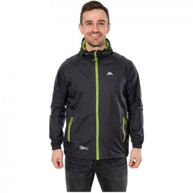 Resim Trespass Qikpac Jacket - Unisex Packaway Unisex Siyah Yağmurluk 