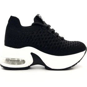 Resim Guja 25Y300-22 Kadın Triko Taşlı Balon Taban Streç Spor Ayakkabı 