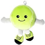 Resim Yeşil Tenis Topu Peluş Oyuncak 