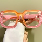 Resim Moda Kare Gözlükler, Trend Çerçeve Erkek ve Bayanlar için Metal Menteşeli 