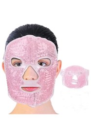Resim Genel Markalar Terapi Jel Yüz Maskesi Soğuk Ve Sıcak Boncuklu Ayarlanabilir Maske (pembe) 