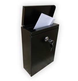 Resim veta metal Metal Posta Kutusu-dekoratif Duvara Montaj-siyah 