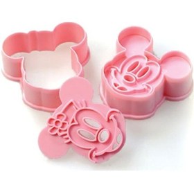 Resim Mickey Mouse Kurabiye Kalıbı 2Li 