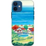 Resim Zipax Apple Iphone 12 Mini Kılıf Yazlık Baskılı Desenli Zipax A++ Silikon - 8568 