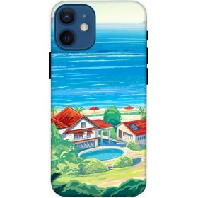 Resim Zipax Apple Iphone 12 Mini Kılıf Yazlık Baskılı Desenli Zipax A++ Silikon - 8568 