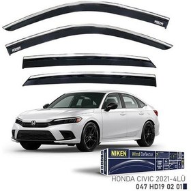 Resim Nıken 047hd190201 - Kromlu Cam Rüzgarlığı Honda Cıvıc 2021- Seda 