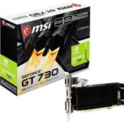 Resim MSI GeForce GT 730 64 Bit DDR3 2 GB Ekran Kartı 