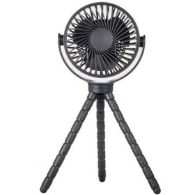 Resim Zhkj Shop Ahtapot Tripod Bebek Arabası Masaüstü Vantilatör Pembe 0020 Siyah 