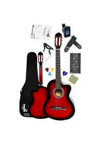 Resim Cg-3901rd Klasik Gitar 4/4 Sap Ayarlı Kesik Kasa Full Set 
