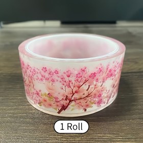 Resim 1 Rulo Şeffaf Su Geçirmez Mühürleme Bandı - Kendinden Yapışkanlı, Nem Dirençli, Mutfak, Banyo, Köşe Duvarları ve Tezgahlar için Su Geçirmez Şerit, Su Geçirmez Sınıf, PVC Malzeme 