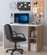 Resim dekoronya Merkür Raflı Çalışma Masası 