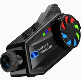 Resim NS Store WiFi 1080P Kameralı Motosiklet Bluetooth Kask Kulaklık – 3000 mAh | BT 5.4 | Su Geçirmez İntercom 