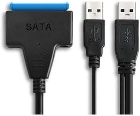 Resim 4741 Usb 3.0 2.5 3.5 Inç Sata Ssd Hdd Hard Disk Çevirici Dönüştürücü Adaptör Kablosu 