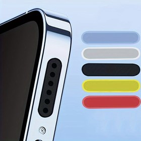 Resim Cep Telefonları İçin 100 Adet Hoparlör Toz Geçirmez Ağı, Evrensel 2.18 X 0.48 Cm Dokunmamış Naylon File, Yapışkan Ses Yükseltme Etiketleri, Android Cihazlarla Uyumlu Hoparlör Koruma 