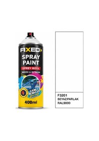 Resim Sgs Sprey Boya Parlak Beyaz Ral9000 400ml Beyaz 