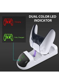 Resim Hobimtek Ps5 Dualsense Kol Şarj Edici Stand Dock Led Göstergeli Tp5-0506b 