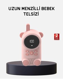 Resim Epilons Bebek Telsizi Lcd Ekran Vox İki Yönlü İletişim Usb Şarj Hafif 