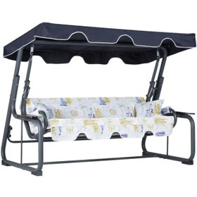 Resim Erinöz Rubus 4 Kişilik Bahçe Balkon Teras Salıncağı 