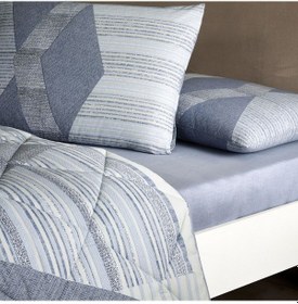 Resim Taç Ellıs Ranforce Çift Kişilik Yorgan Set Mavi 000000001000050074 Mavi 