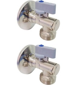 Resim Eca Filtreli Çamaşır / Bulaşık Makinası Musluğu 1/2 2 Adet 602111059 Krom 