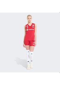 Resim Adidas Türkiye Milli Takım Kadın Kırmızı Voleybol Tayt Km7479 