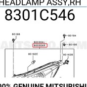 Resim Depo Japon Attrage (A13) Benzin 2014- Far Sağ (Oem No:8301C546) 