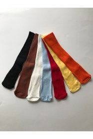 Resim Nis butik 7'li Bebek Hediyelik Set Dizaltı Çorabı 0-3 yaş 