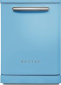Resim Vestel Bm 5011 3 Programlı 13 Kişilik Retro Bulaşık Makinesi Düş Mavisi 