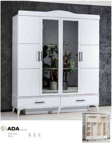 Resim Ada 4 Kapılı Dolap 