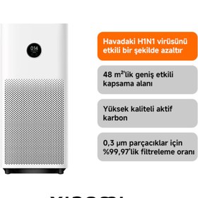 Resim Xiaomi Air Purifier 4 Lite Akıllı Hava Temizleyici Beyaz (Xiaomi Türkiye Garantili) 