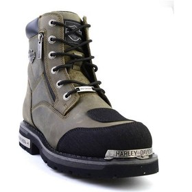 Resim Harley Davidson Olive Hakiki Deri Kadın Bot & Bootie Hd1777060003 001 