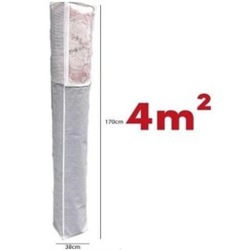 Resim Bucuks Pencereli Halı Hurcu Toz Geçirmez Sağlam Dayanıklı Hurç Organizer 4m² Renkli 