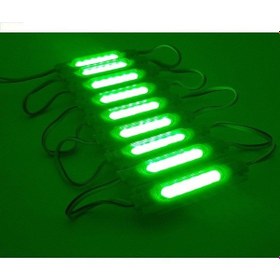 Resim Ledwell Cob Ledli Mercekli Modül Led Yeşil - 5Adet 