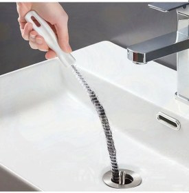 Resim Gaojunshop01 Drain Unclogger Dayanıklı Duş Tıkanıklık Açıcı Uzun Kancalı Boru Tıkanıklık Önleyici 