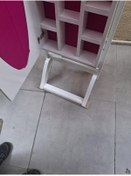 Resim BENGİ TİCARET Ayna Boy 13677 Takı Dolap Ahşap Mdf Parlak Beyaz Lake Natüre Klasik El Yapım 