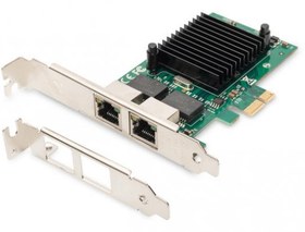 Resim Digitus DN-10132 2 Port Gigabit 32 Bit Intel Chipset PCI Express Ethernet Kartı 