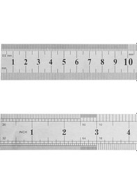 Resim Bigpoint BP360-05 Çelik Cetvel 50 CM Metal 