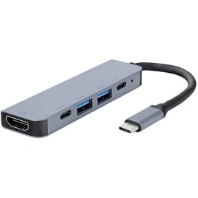 Resim Çevirici Dönüştürücü Adaptör Apple Uyumlu MacBook 3 In 1 Type-c To Hdmı Usb 3.0 