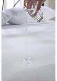 Resim Bebesi Çift Kişilik Alez 160x200 Cm Su Sıvı Geçirmez Micro Beyaz 