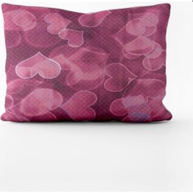 Resim Paradero Kırmızı Kalpler Yastık Kılıfı 