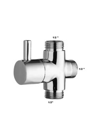 Resim Banyo Robot Duş Seti Yönlendirici Musluk 1/2 - 1/2 - 1/2 Çok Renkli 